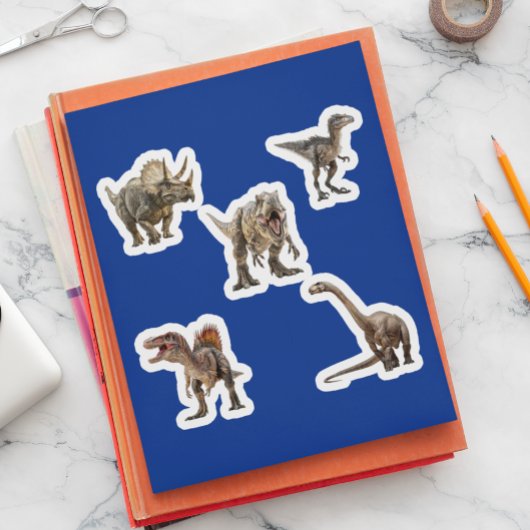 恐竜ティラノサウルスラプター シール