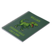 恐竜ティラノサウルスレックスジュラシック引用文 ノートブック