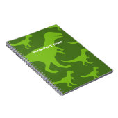 恐竜ティラノサウルスレックス先史時代のトレックスカスタム ノートブック (右側)