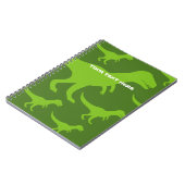 恐竜ティラノサウルスレックス先史時代のトレックスカスタム ノートブック (左側)