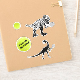 恐竜テニスのステッカーセット シール