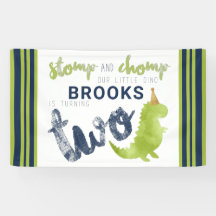 恐竜テーマアズリトルディノブルーグリーン金ゴールド