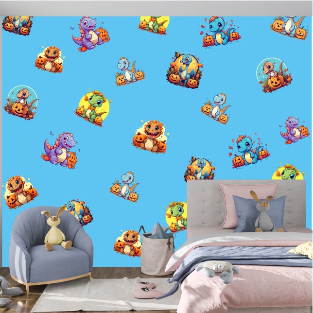 恐竜テーマ子供の誕生日会場壁紙 壁紙 (クリエイターアップロード済み)