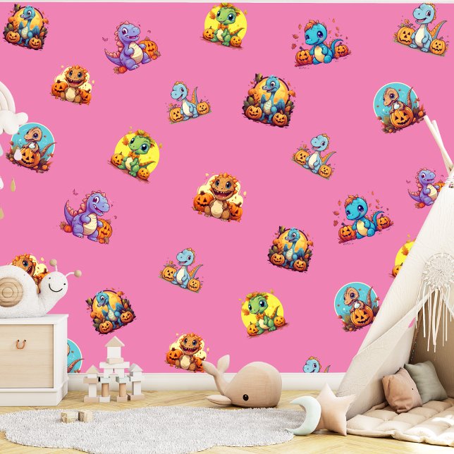 恐竜テーマ子供の誕生日会場 壁紙 (クリエイターアップロード済み)