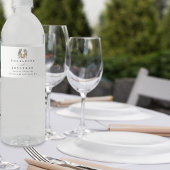 恐竜テーマ結婚のカスタム ペットボトルラベル