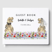 恐竜テーマ結婚ズ ゲストブック (正面)