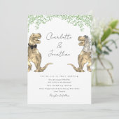 恐竜テーマ結婚ズ 招待状 (スタンド正面)