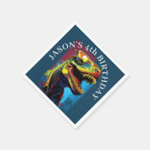 恐竜テーマ誕生会 スタンダードカクテルナプキン (角)