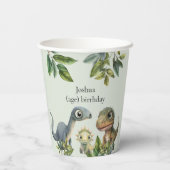 恐竜テーマ誕生会 紙コップ (裏面)