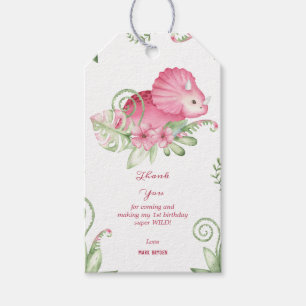 恐竜テーマ誕生日ありがとう ギフトタグ