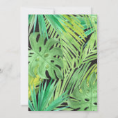 恐竜テーマ誕生日パーティーサンキューカード 招待状 (裏面)