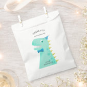 恐竜テーマ誕生日会 フェイバーバッグ (クリップ留めされた状態)