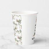 恐竜テーマ1st誕生日パーティー 紙コップ (右)