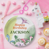 恐竜テーマ1st誕生日紙プレート ペーパープレート (パーティー)