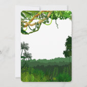 恐竜テーマ2nd誕生日パーティー 招待状 (裏面)