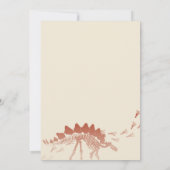 恐竜ディグ誕生日 招待状 (裏面)