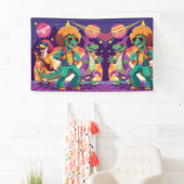 恐竜ディスコ掘りフォームボード 横断幕 (インサイチュ)