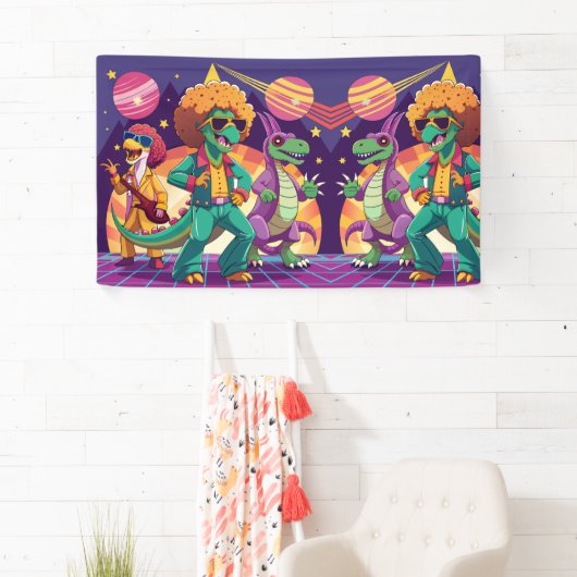 恐竜ディスコ掘りフォームボード 横断幕 (インサイチュ)