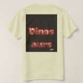 恐竜デザイン Tシャツ (デザイン裏面)