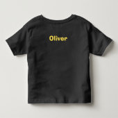 恐竜トラクター ダイノパワー おもしろデザイン トドラーTシャツ (裏面)
