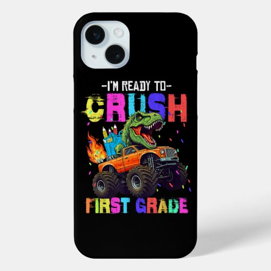 恐竜トラックで小学校1年生をやっつけろ Case-Mate iPhoneケース (裏面)