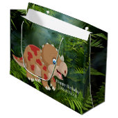 恐竜トリケラトプス ラージペーパーバッグ (正面アングル)