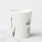 恐竜トレックス3歳レックス3歳パーティー 紙コップ (右)