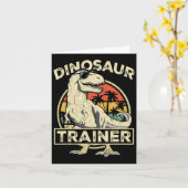 恐竜トレーナーハロウィーンの衣装レトロディノウル カード (黄色い花)