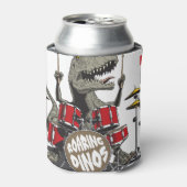 恐竜ドラム遊ズヴィンテージイラストレーション 缶クーラー (缶正面)