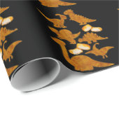 恐竜ヌグライフディノチキンおもしろいナゲッツ ラッピングペーパー (ロールコーナー)