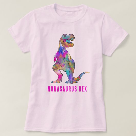 恐竜ノナサウルスおばあちゃん Tシャツ (デザイン正面)