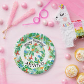 恐竜ハッピーバースデージュラシックジャングル紙プラット ペーパープレート (パーティー)