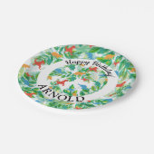 恐竜ハッピーバースデージュラシックジャングル紙プラット ペーパープレート (アングル)