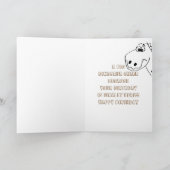 恐竜ハッピーバースデー カード (内部)