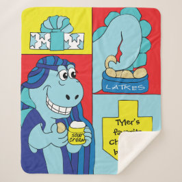 恐竜ハヌッカシェルパブランケット/中 シェルパブランケット