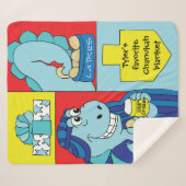 恐竜ハヌッカシェルパブランケット/中 シェルパブランケット (正面(横))