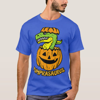 恐竜ハロウィーンカボスパウルスカボンプキンボーイ Tシャツ