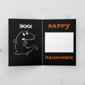 恐竜ハロウィーン カード (内部)