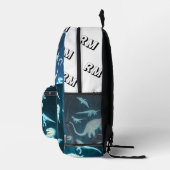 恐竜パタモダンーン骨格Tレックス プリントバックパック (右)