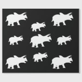 恐竜パターン ラッピングペーパー (フラット)