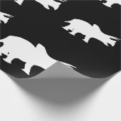 恐竜パターン ラッピングペーパー (角)