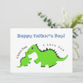 恐竜パパ大好き シーズンカード (スタンド正面)