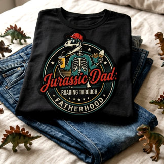 恐竜パパ 父の日 Tシャツ