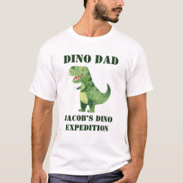 恐竜パパTシャツ、恐竜の誕生日パーティー Tシャツ