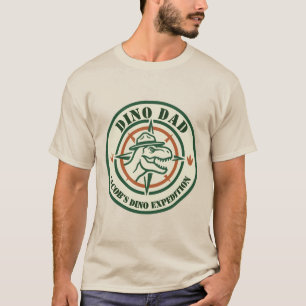 恐竜パパTシャツ、恐竜の誕生日パーティー Tシャツ