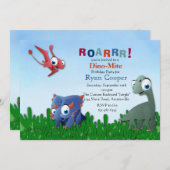 恐竜パルス招待状 招待状 (正面/裏面)