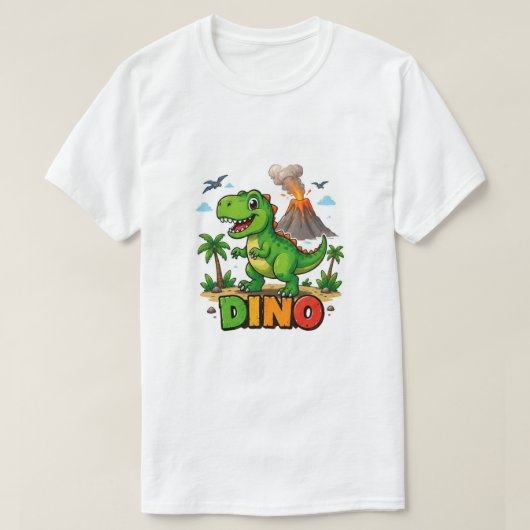 恐竜パワー Tシャツ (デザイン正面)