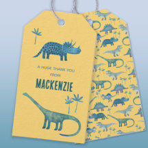 恐竜パーソナライズされたありがとう