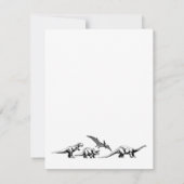 恐竜パーソナライズされたのノテカ子供へ ノートカード (裏面)