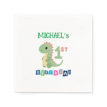 恐竜パーソナライズされたの1歳の誕生日